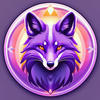 Purple kitsune