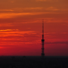 The sky is on fire