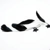 black corazon feather