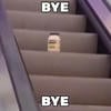 Mayonnaise on an escalator