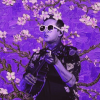 Purple person