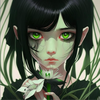 Lycoris made of glass