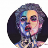 harlequin girl.