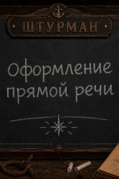 Оформление прямой речи