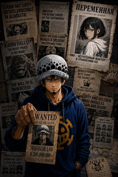 Новелла (Trafalgar Law/OC): ПЕРЕМЕННАЯ