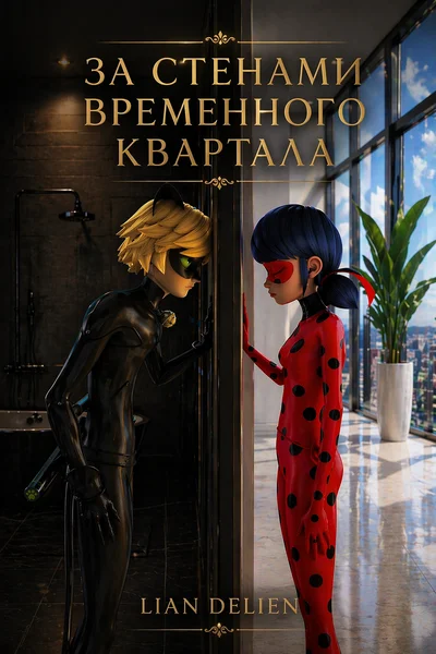 За стенами временного квартала.