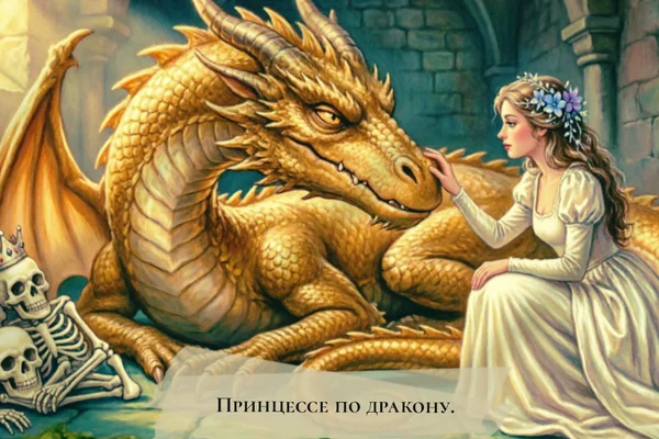 Принцессе по дракону.