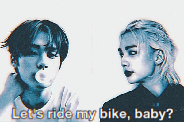 Let's ride my bike, baby?