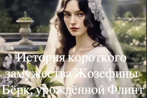 История короткого замужества Жозефины Бёрк, урождённой Флинт