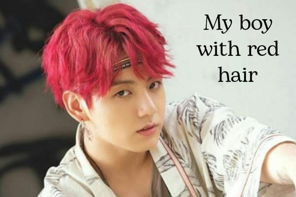 My boy with red hair