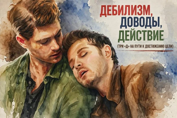 дебилизм, доводы, действие (три «д» на пути к достижению цели)