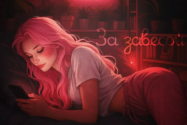 За завесой