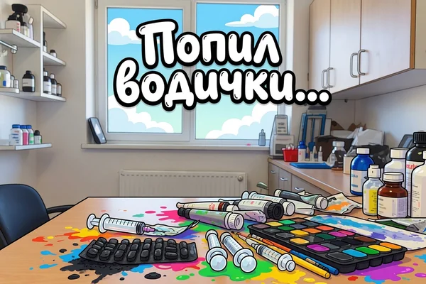 Попил водички...