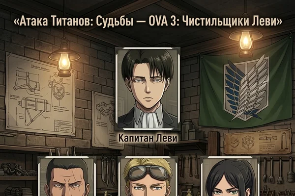 Атака Титанов: Судьбы — OVA 3: Чистильщики Леви
