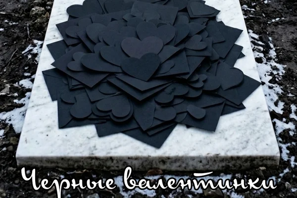 Черные валентинки