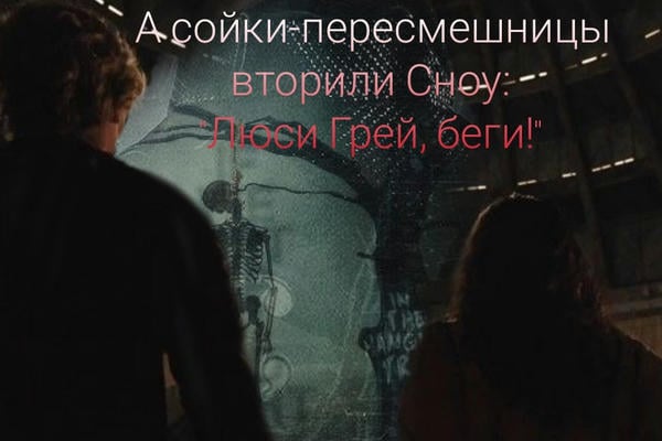 А сойки-пересмешницы вторили Сноу: "Люси Грей, беги!"