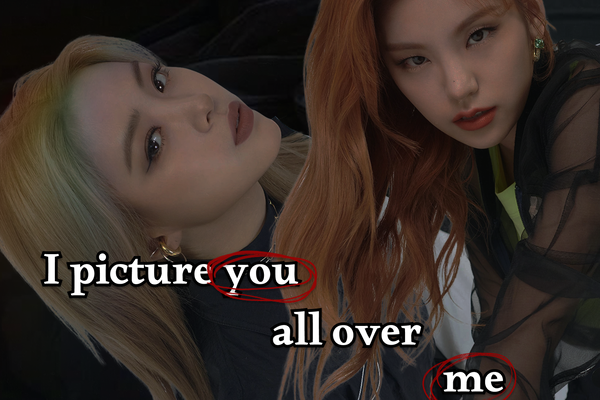 i pucture you all over me