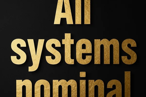 All systems nominal