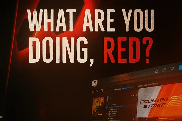 What are you doing, red?