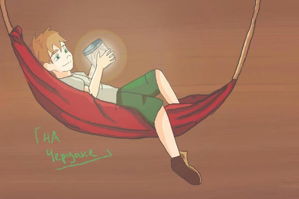 На чердаке