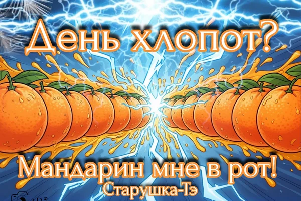 День хлопот? Мандарин мне в рот!