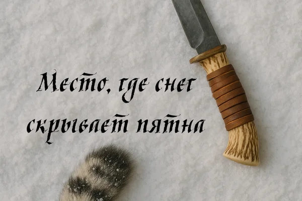 Место, где снег скрывает пятна