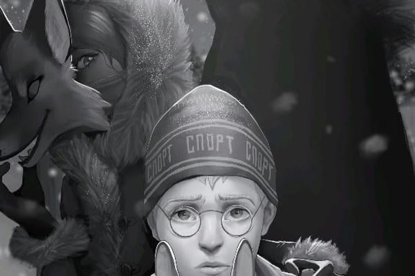 Зайчик и лисица