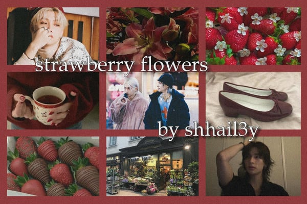 strawberry flowers