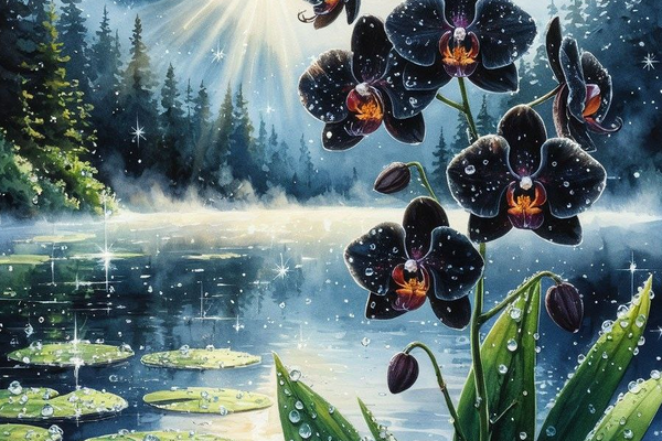 Солнечные блики на талой воде