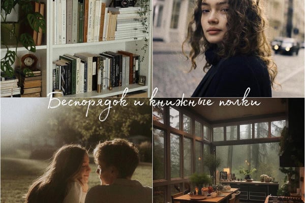 Беспорядок и книжные полки