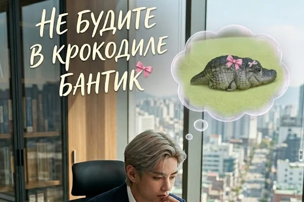 Не будите в крокодиле бантик