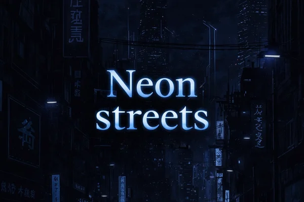 Neon streets
