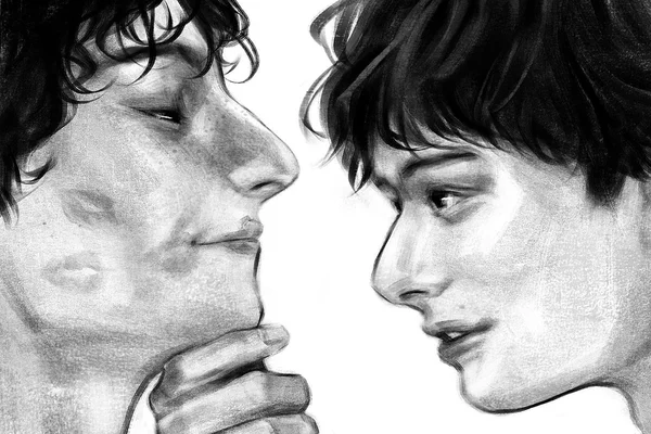 touch me with a kiss, feel me on your lips