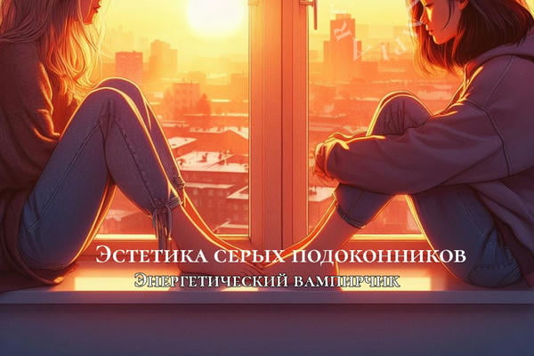 Эстетика серых подоконников