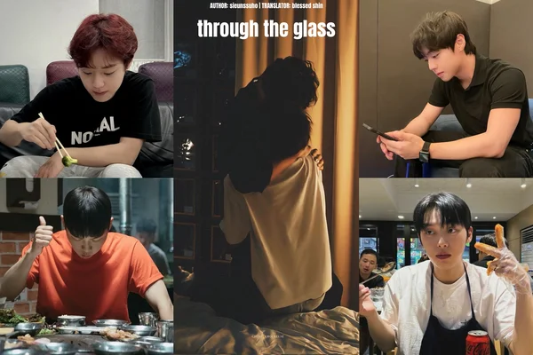 through the glass
