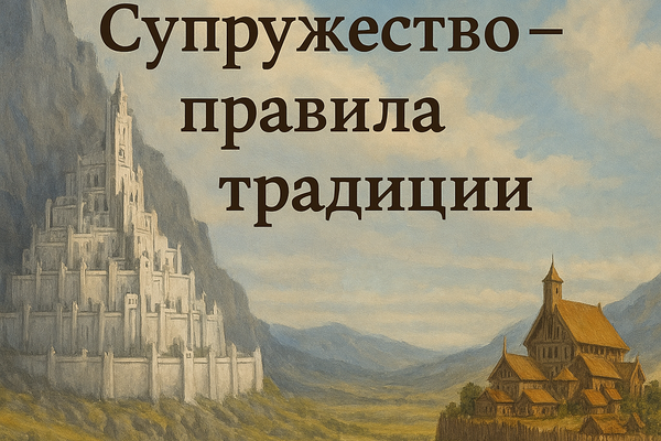 Гондор/Рохан. Супружество – правила и традиции