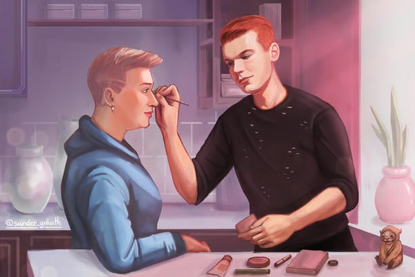 И могу летать, ресницами порхая