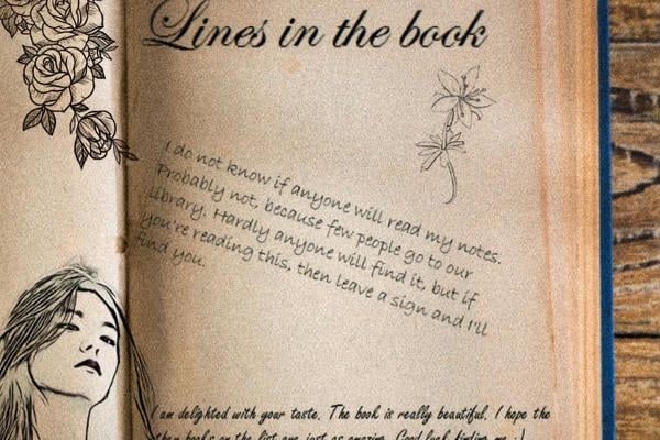 Lines in the book