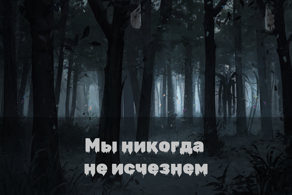 Мы никогда не исчезнем
