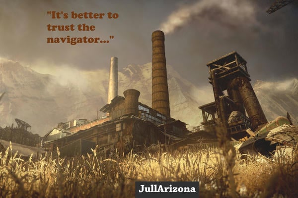 Навигатору лучше верить... (It's better to trust the navigator...)