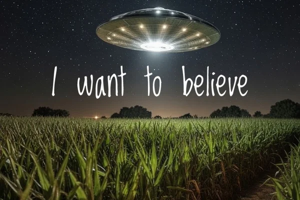 I want to believe