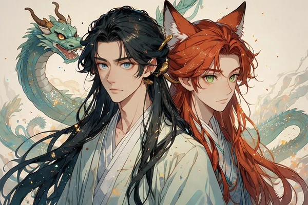🌜Лунный свет и лисьи тени🦊