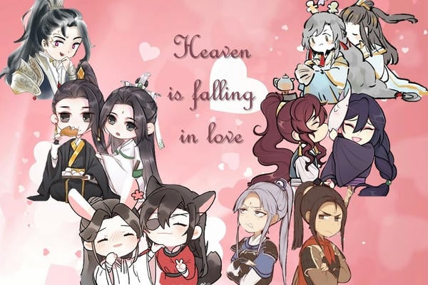 Heaven is falling in love