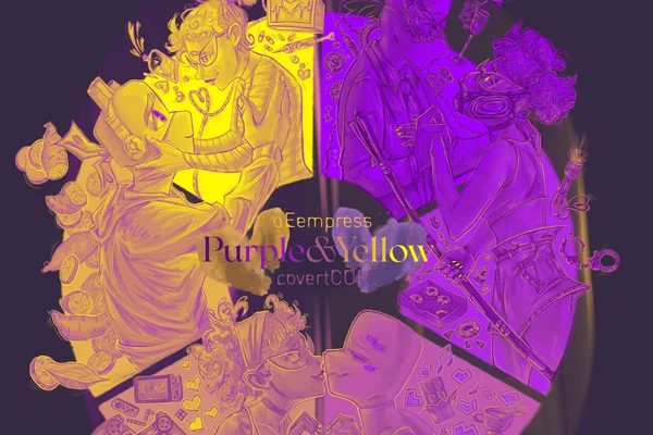 Purple and Yellow