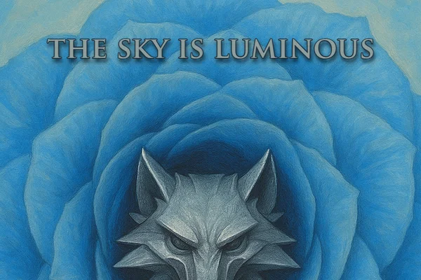 the sky is luminous