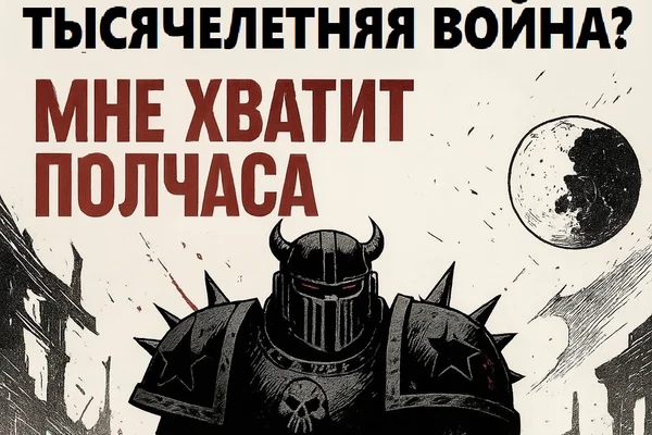 Тысячелетняя Война? Мне хватит полчаса!