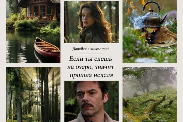 Если ты едешь на озеро, значит прошла неделя