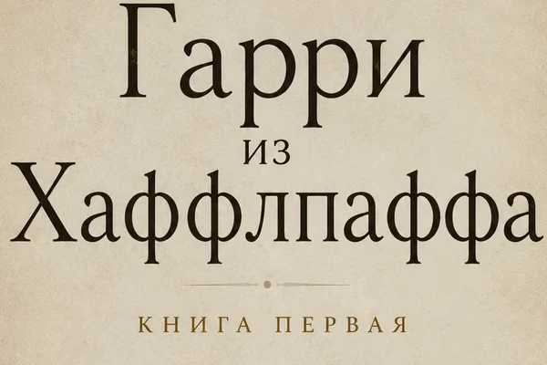 Гарри из Хаффлпаффа