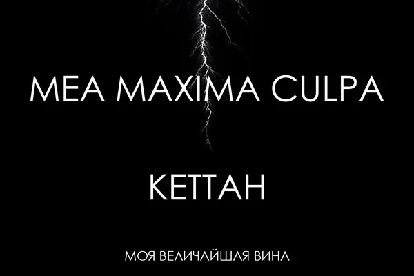 Mea maxima culpa