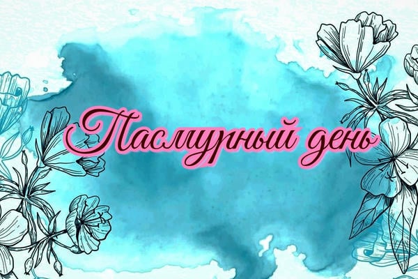 Пасмурный день